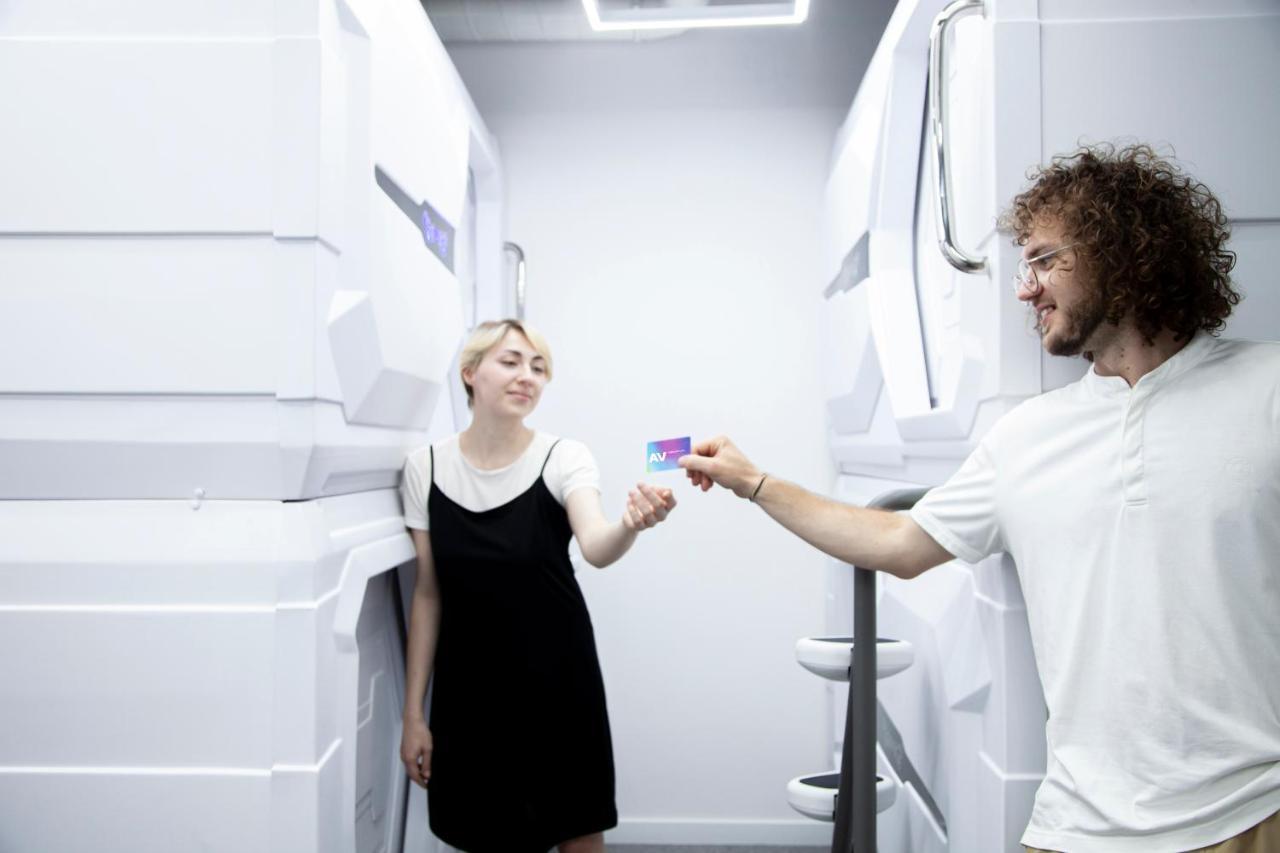 Av-1 Capsule Hotel Kijów Zewnętrze zdjęcie